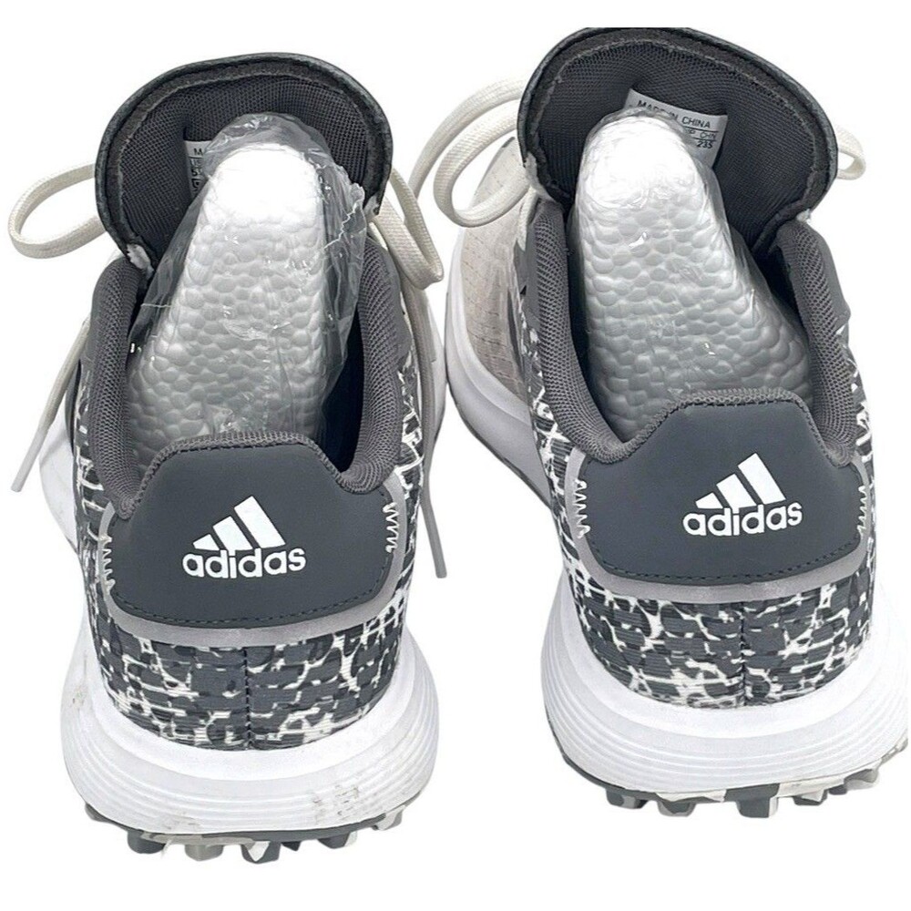 Adidas Tech Response SL 3.0 Golf Shoes Womens 5.5 White Gray Spikeless - Picture 4 of 7